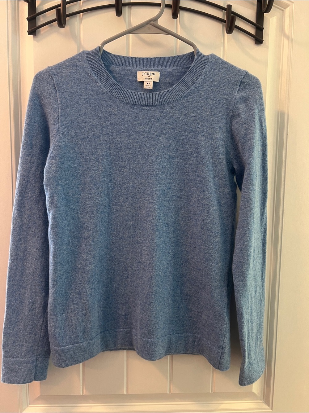 J. Crew Heathered Sky Blue Crewneck Sweater